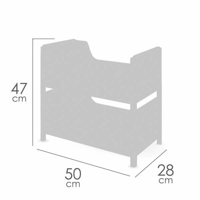 Cama de muñecas madera diseño natural