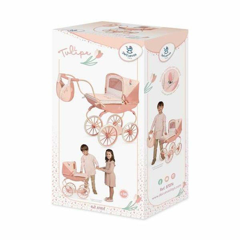 Carrito para Muñecas Decuevas rosa infantil