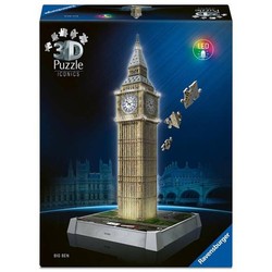 Puzzle 3D Big Ben Ravensburger con luz LED, juguete de construcción