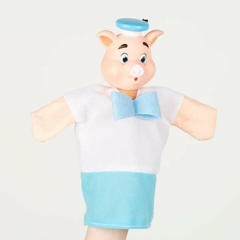 Títeres de mano para niños, personajes clásicos de cuento.