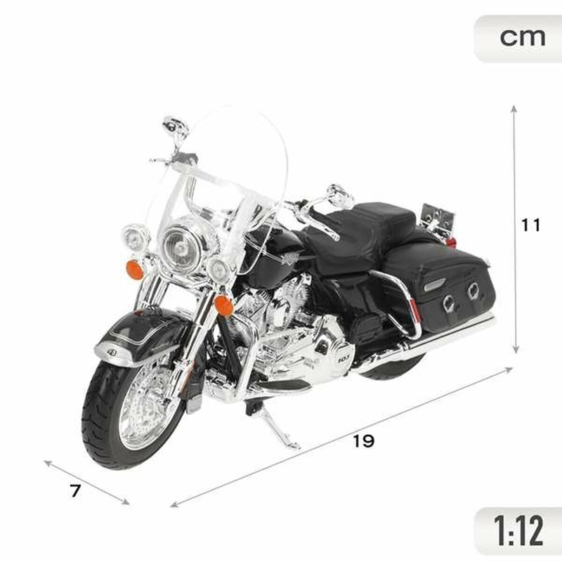 Moto de colección escala 1:12, modelo de metal