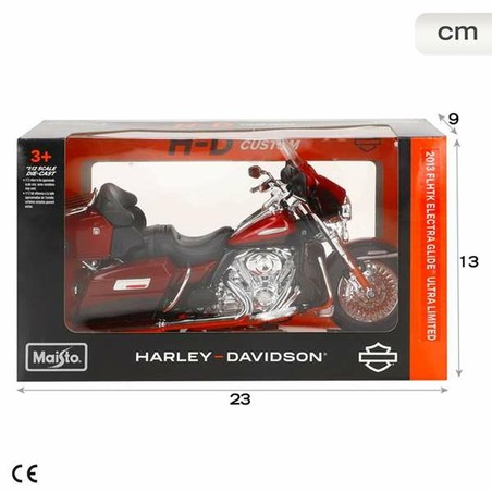 Motocicleta de juguete Harley-Davidson para niños y entusiastas del motor