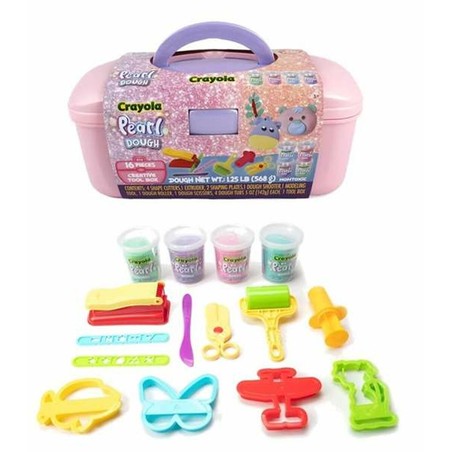 Juego de manualidades niños Crayola con plastilina y accesorios