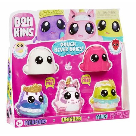 Manualidades niños: Plastilina MGA Dohkins multicolor.