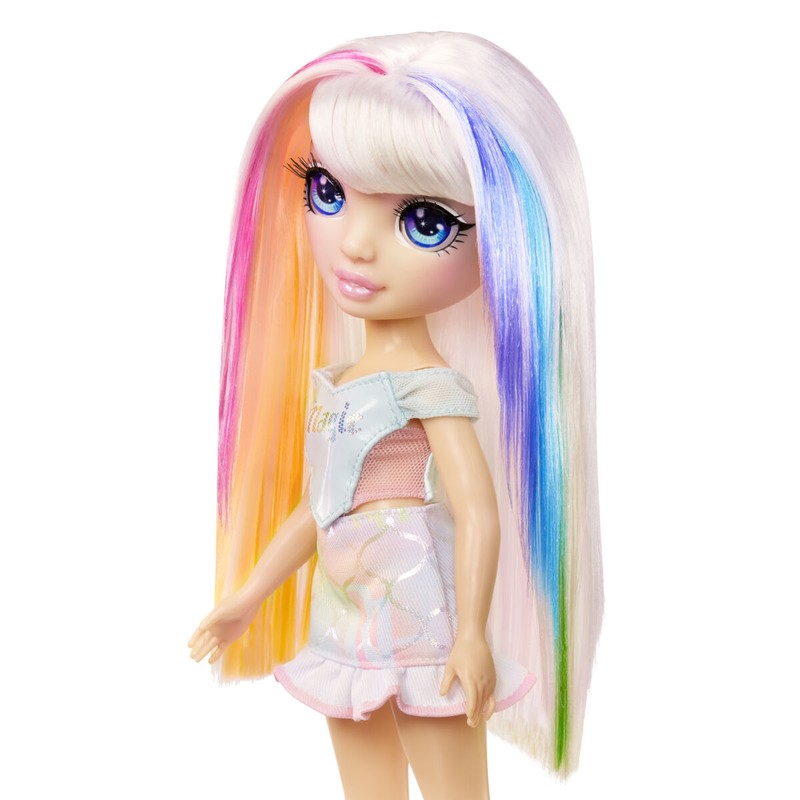 Set de juego con muñeca Rainbow High Amaya y complementos exclusivos.