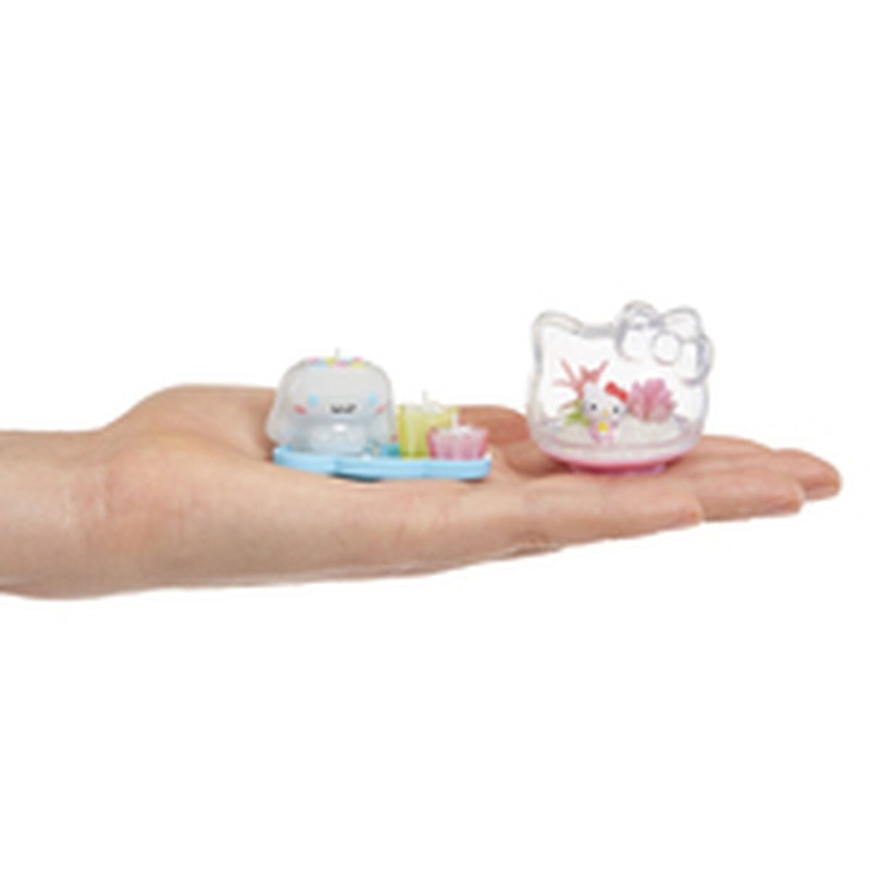 Componentes del set de juego Sanrio Miniverse
