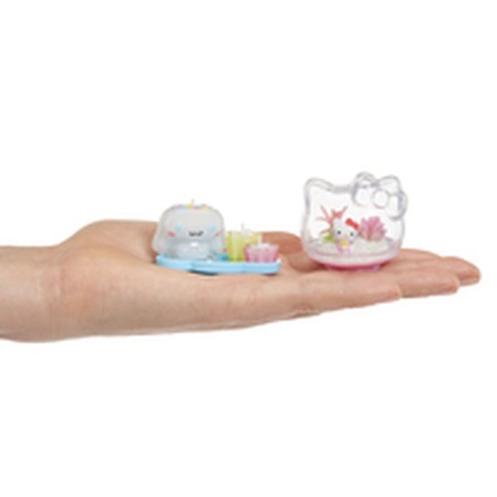 Componentes del set de juego Sanrio Miniverse