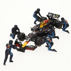 Coches juguete niños Red Bull Burago Pit Stop 2