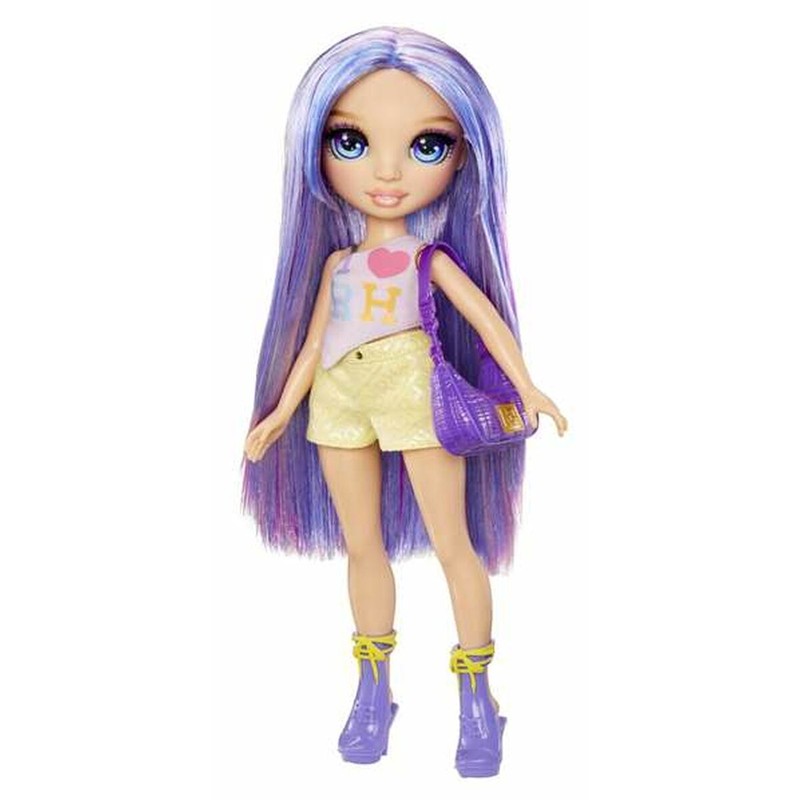Muñeca Rainbow High Violet, juguete fashion para niñas.