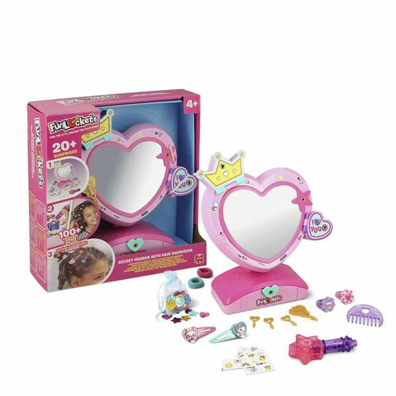 Bloques apilables bebé estilo Diset set de belleza rosa