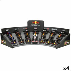 Coches juguete niños Red Bull BURAGO en set de 4 unidades