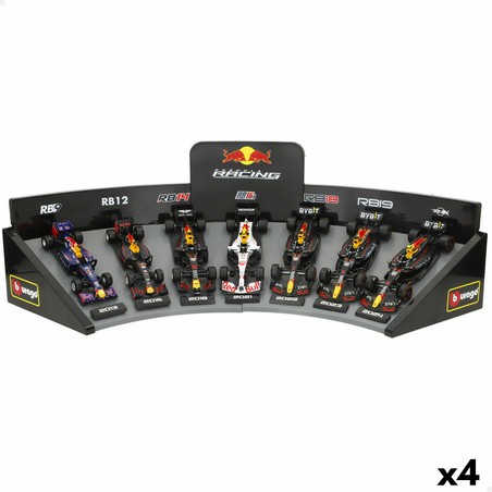 Coches juguete niños Red Bull BURAGO en set de 4 unidades
