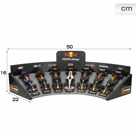 Set de 4 coches Red Bull para recrear carreras emocionantes