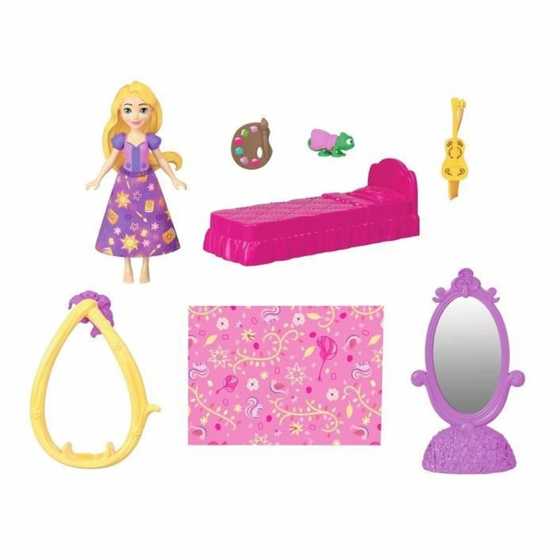 accesorios para casa de muñecas con diseño multicolor