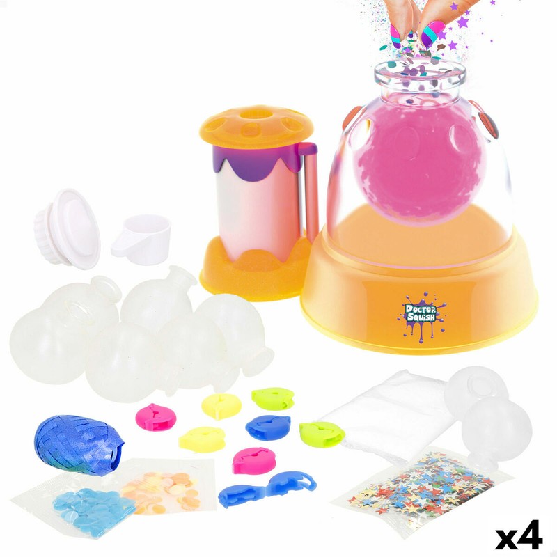 Manualidades niños: Juego Doctor Squish Neon creando squishies