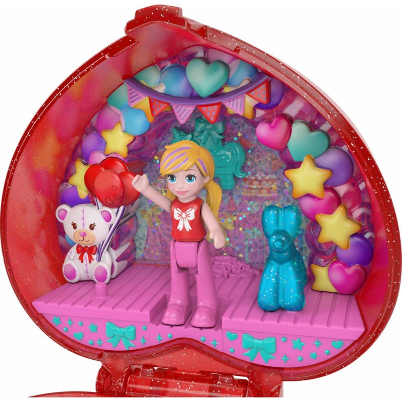 Playset Polly Pocket multicolor de material seguro y resistente