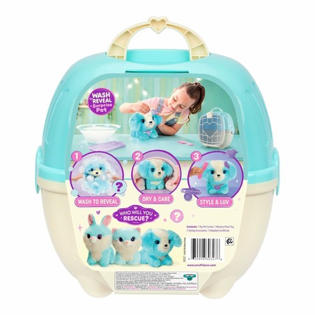 Peluche infantil Scruff Blue Moose Toys, vista lateral
