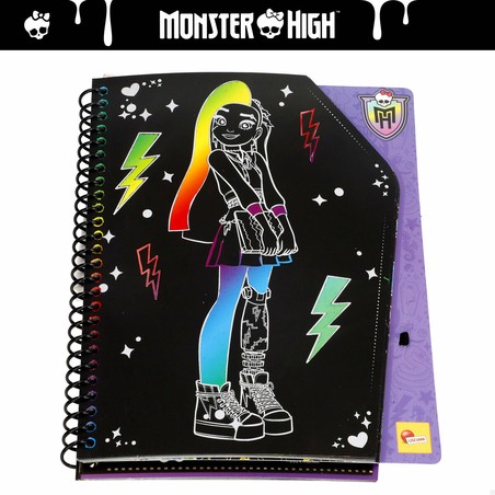 kit manualidades infantil Monster High scratch art