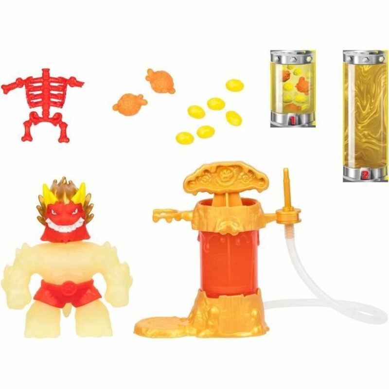 Colección de personajes Goo Jit Zu, un set de figuras combate niños.