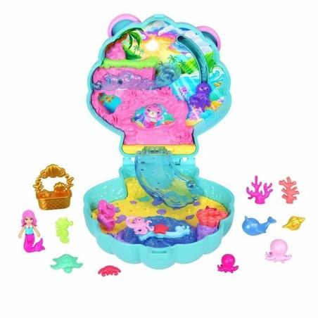 Playset Polly Pocket Aventuras Compactas 11 Piezas