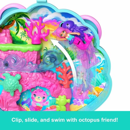 Mini muñecas Polly Pocket en su juego compacto