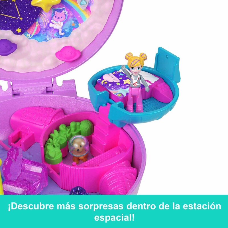 Detalle del Playset Polly Pocket, ideal para juego de rol infantil