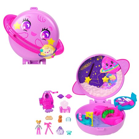 Juego de construcción imaginativo con figuras Polly Pocket