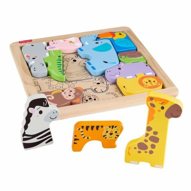 Rompecabezas educativo Fisher-Price: Desarrolla habilidades cognitivas.