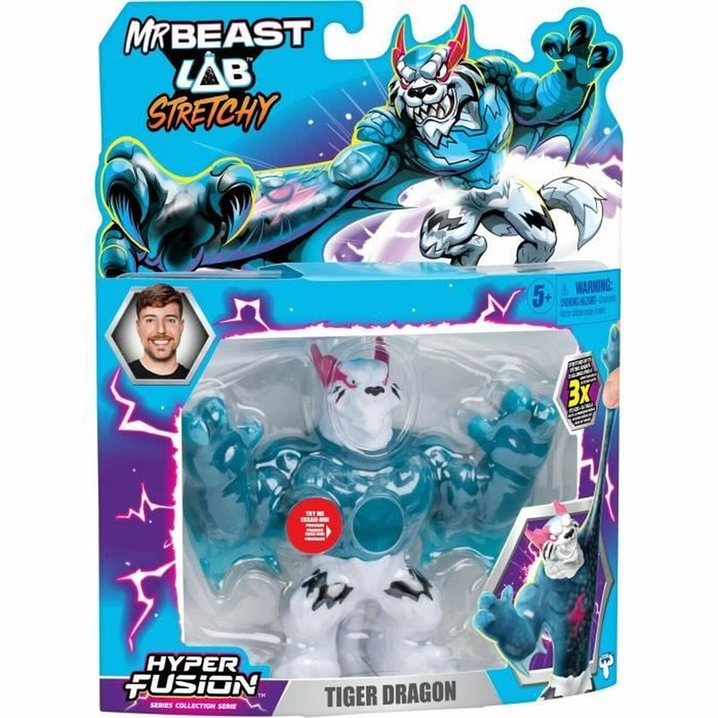 Figura youtuber MrBeast en su empaque original