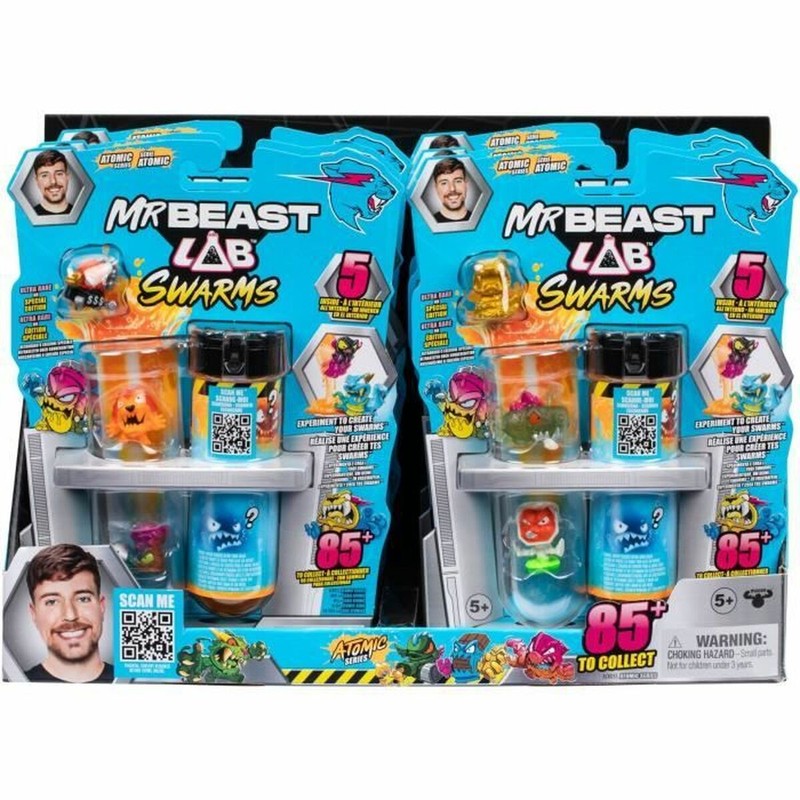 Personajes MrBeast Lab para fomentar el juego simbólico
