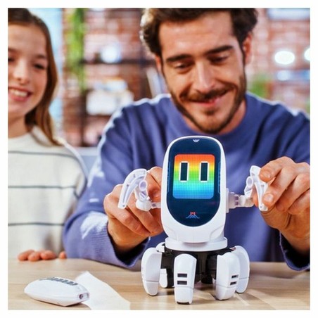 Robot programable Silverlit blanco, ideal para aprender y jugar