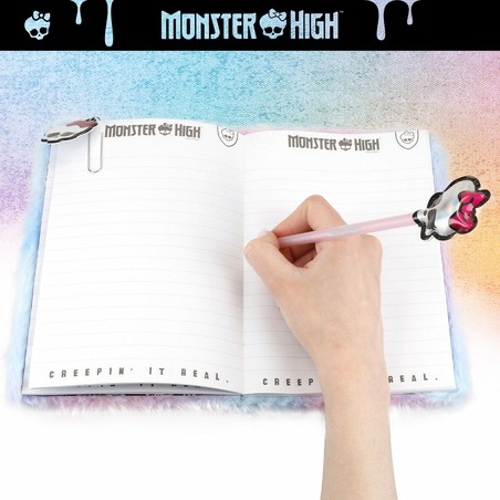 Kit de dibujo Monster High completo para artistas jóvenes, azul pastel