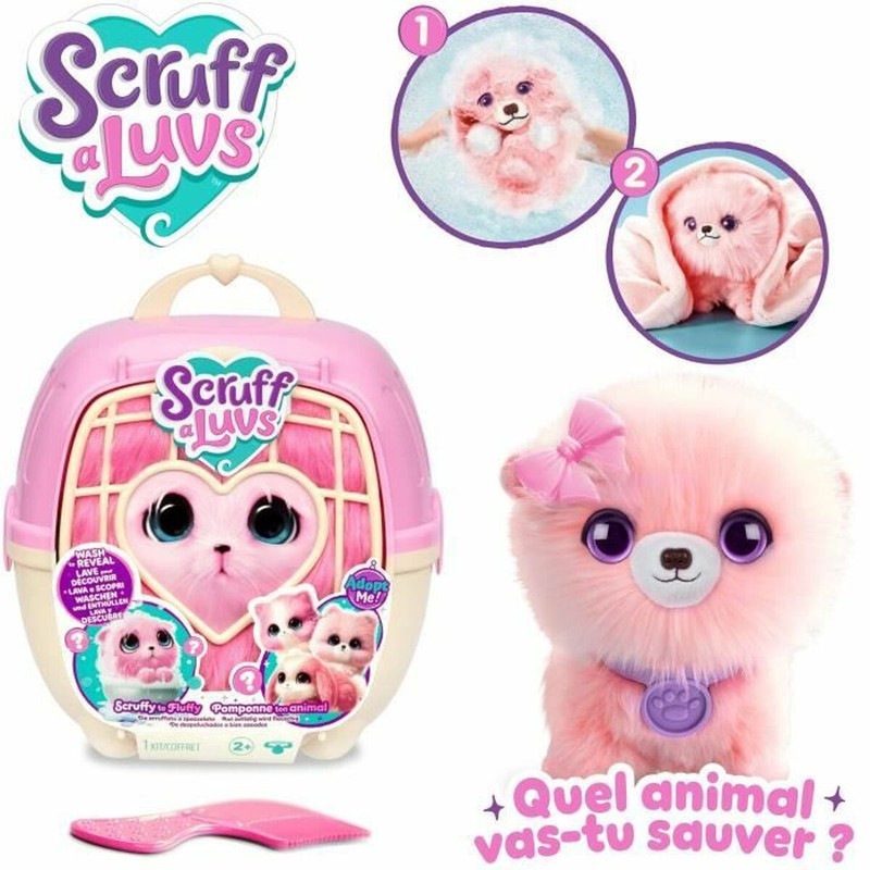 Juguetes Construcción Niños: Peluche Scruff-a-Luvs Rosa, la mascota sorpresa para tu hijo.