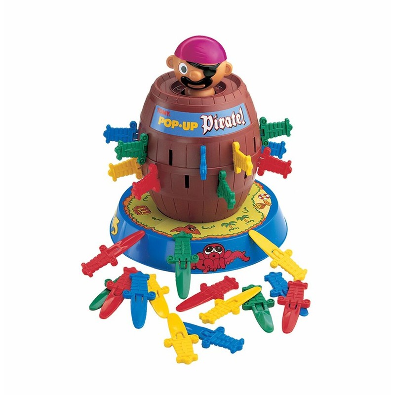 Juego Salta Pirata para niños 3 años en adelante (Bizak), desarrollo de reflejos