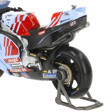 Réplica Ducati Gresini 2024 a escala 1:18, un set construcción educativo