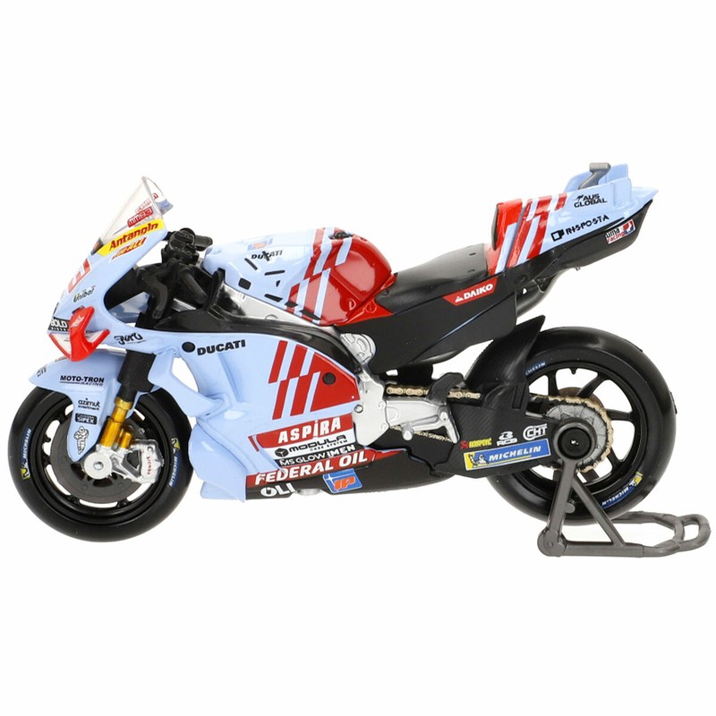 Modelo die-cast Ducati Gresini 2024, recomendado para niños 3 años