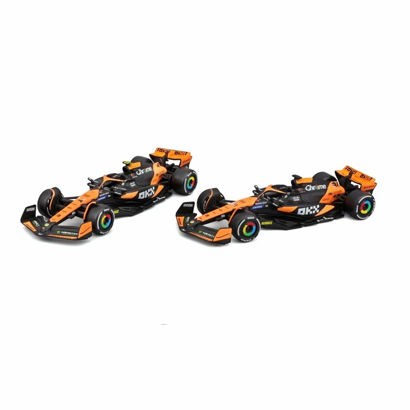 Colección coches F1 miniatura vista frontal
