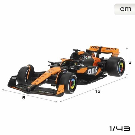 Detalle rueda coches de metal McLaren