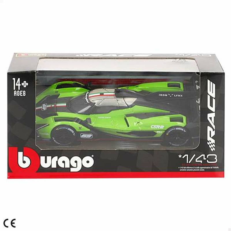 bloques construcción infantiles coche de carreras Bburago escala 1:43