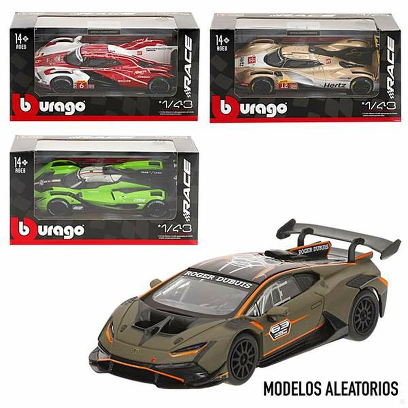 coche miniatura Bburago Racing Series juguete resistente