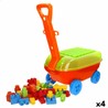 Juguetes construcción niños Color Block vagoneta 50 piezas