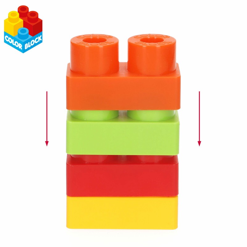 Set construcción educativo para bebés de 18 meses apilando