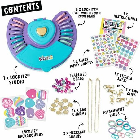 Colección de cuentas y accesorios para kit pulseras niñas