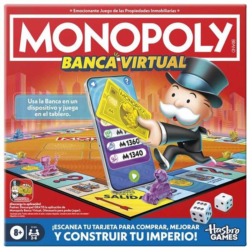 Monopoly Banking juego de mesa electrónico para familias