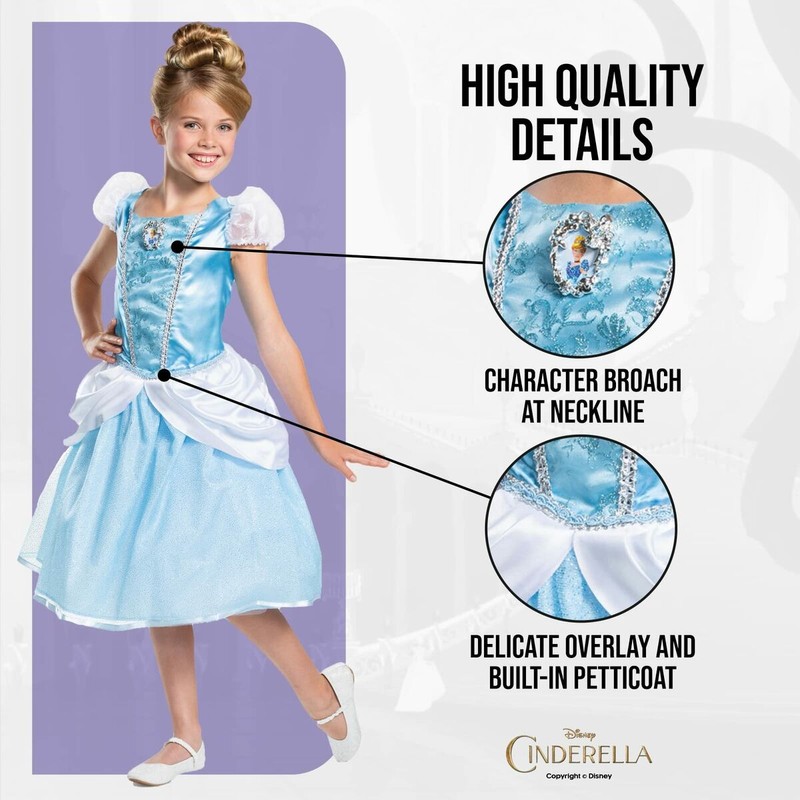 Vestido de Cenicienta Jakks Pacific para pequeñas princesas