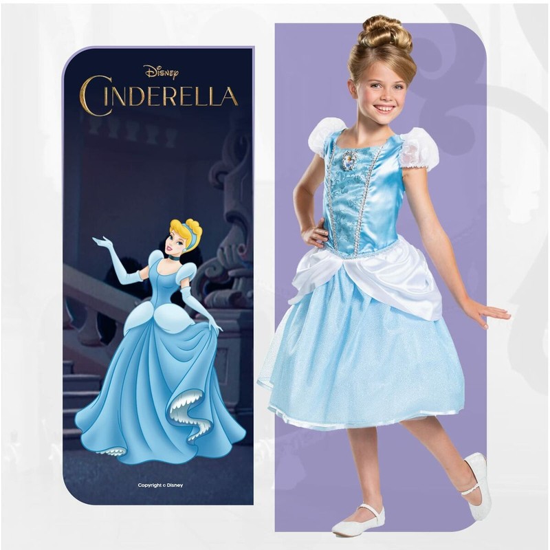Disfraz elegante de Cenicienta para celebraciones