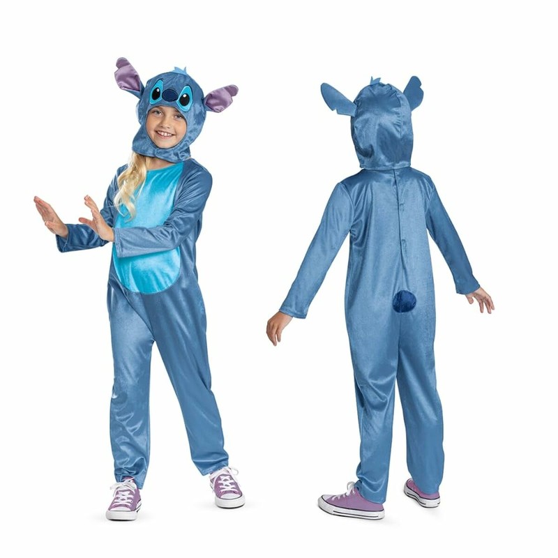 Disfraz de Stitch, detalles de la capucha y las orejas