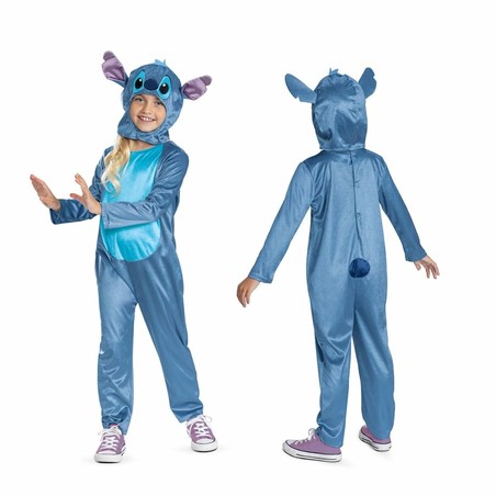 Disfraz de Stitch, detalles de la capucha y las orejas