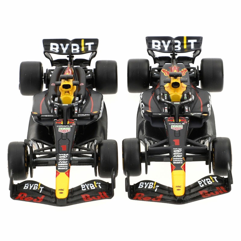 Detalle de coche de carreras Red Bull Burago, no es un coche teledirigido