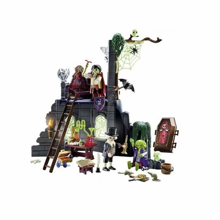 Niños construyendo historias con su Playmobil 71651, juego educativo